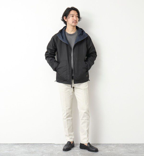 NOLLEY'S goodman「【TAION/タイオン】別注クジラ刺繍 リバーシブルダブルジップパーカー 25SS」|パーカー|