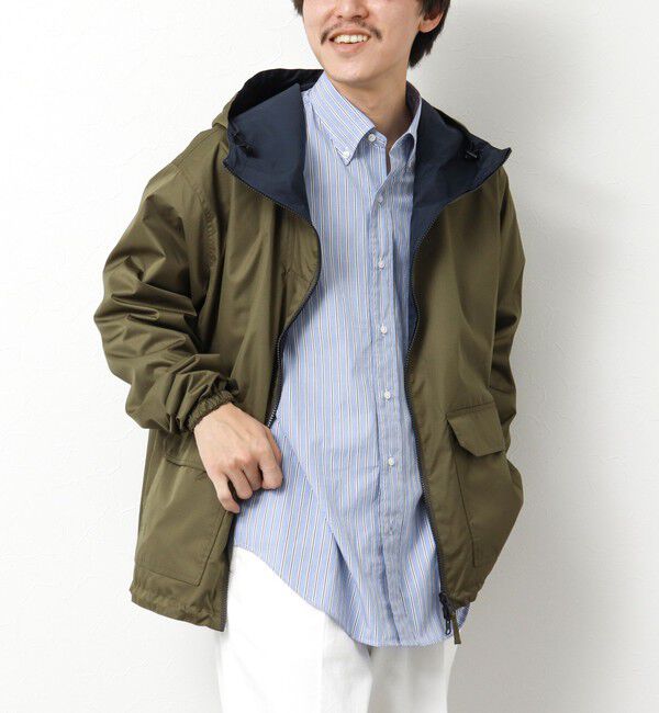 NOLLEY'S goodman「【TAION/タイオン】別注クジラ刺繍 リバーシブルダブルジップパーカー 25SS」|パーカー|