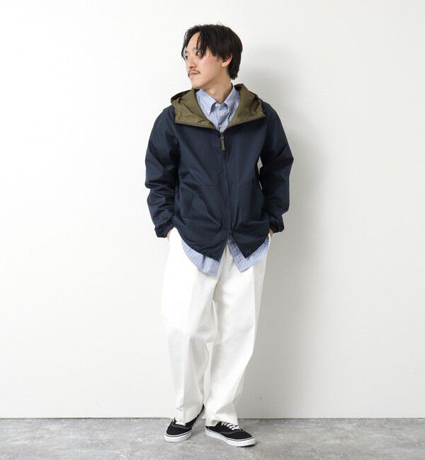 NOLLEY'S goodman「【TAION/タイオン】別注クジラ刺繍 リバーシブルダブルジップパーカー 25SS」|パーカー|