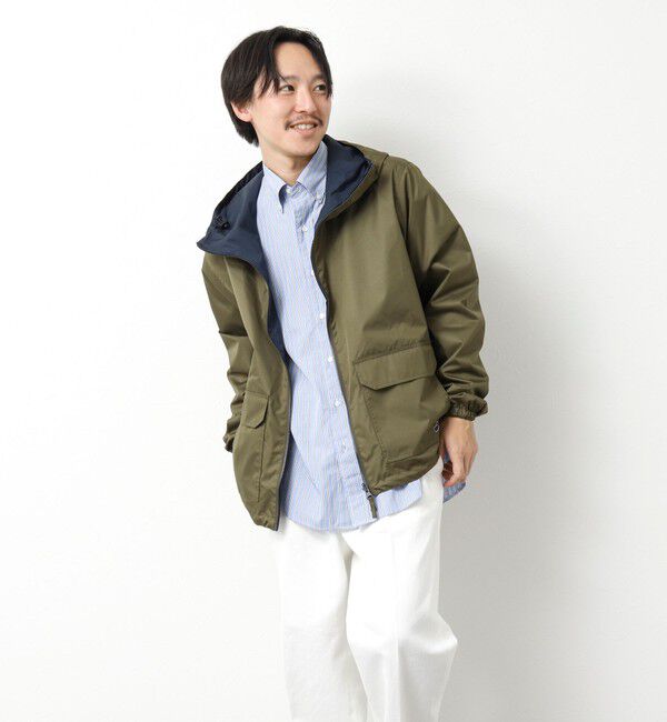 NOLLEY'S goodman「【TAION/タイオン】別注クジラ刺繍 リバーシブルダブルジップパーカー 25SS」|パーカー|