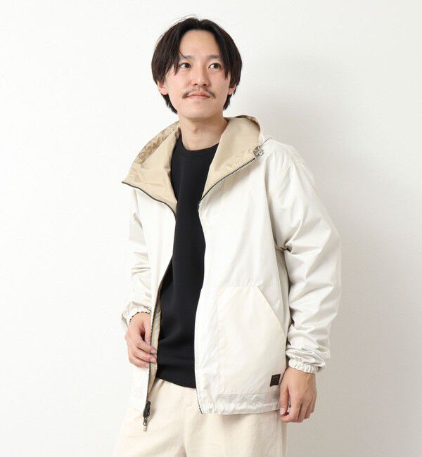 NOLLEY'S goodman「【TAION/タイオン】別注クジラ刺繍 リバーシブルダブルジップパーカー 25SS」|パーカー|