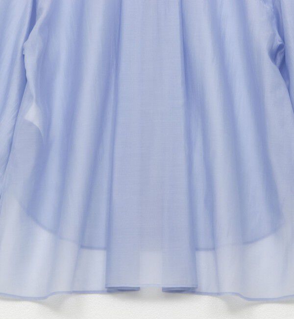 NOLLEY'S「バンドカラーシアーブラウス」|シャツ・ブラウス|