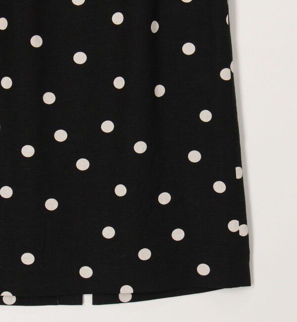 NOLLEY'S「ドットプリントタイトミディスカート」|タイト|