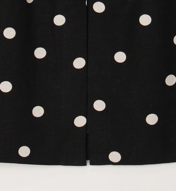 NOLLEY'S「ドットプリントタイトミディスカート」|タイト|