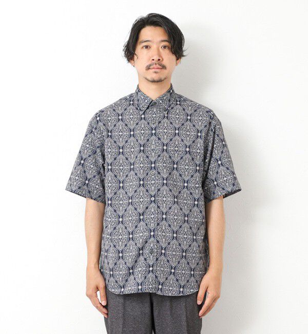 NOLLEY'S goodman「【DotAir】吸水速乾 総柄BDシャツ 25SS」|シャツ・ブラウス|