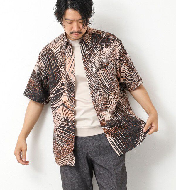 NOLLEY'S goodman「【DotAir】吸水速乾 総柄BDシャツ 25SS」|シャツ・ブラウス|