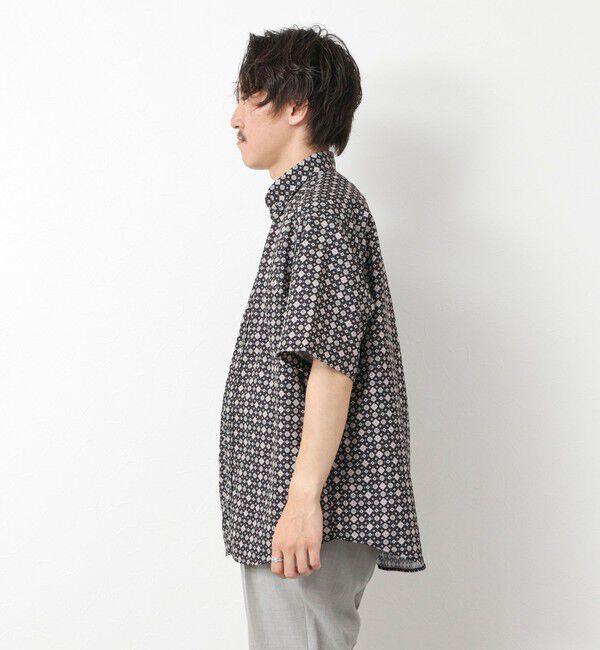 NOLLEY'S goodman「【DotAir】吸水速乾 総柄BDシャツ 25SS」|シャツ・ブラウス|