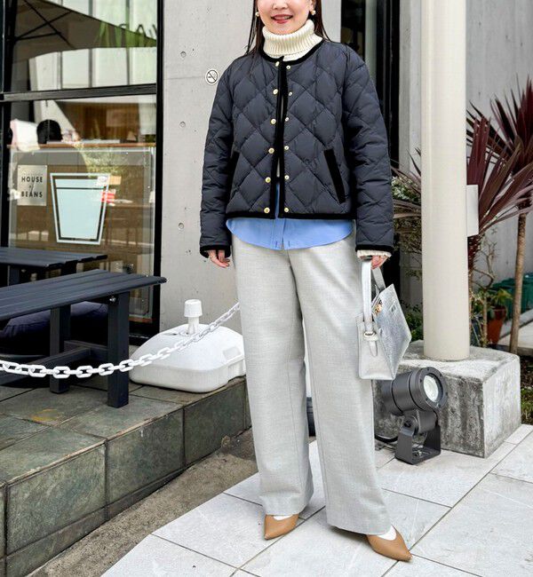 TAION×LIMONTA】別注ベロアパイピングショートダウン（NOLLEY'S