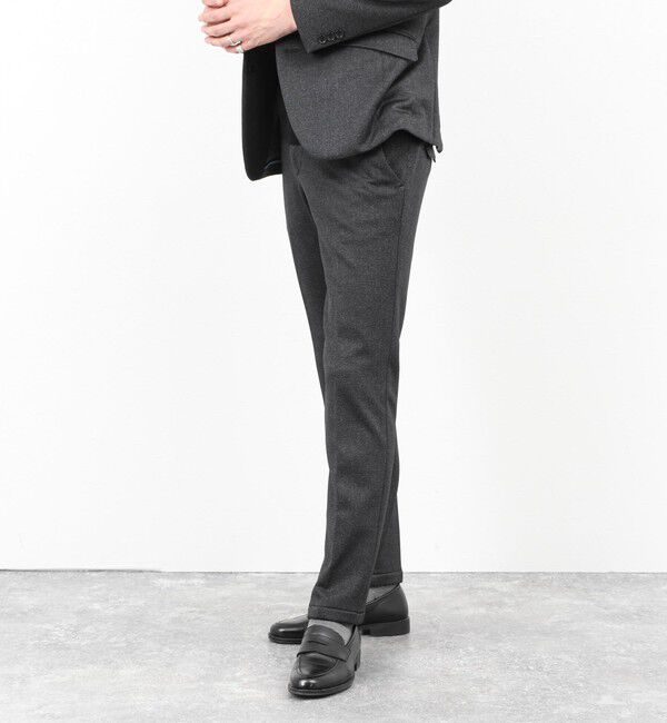 Stutostein「《ビジカジ/セットアップ対応》CORDURA 裏起毛ストレッチパンツ 25AW」|チノ|