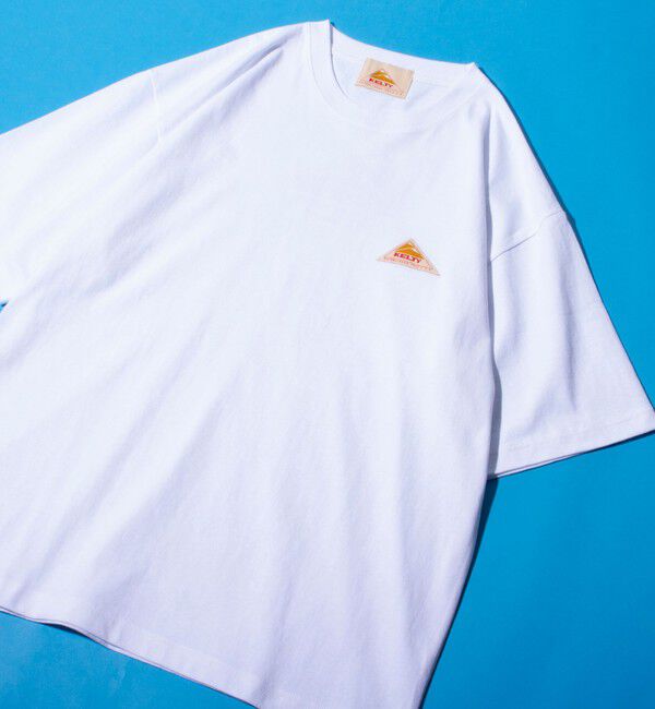 GLOSTER「【KELTY&times;GLOSTER】別注  ケルティワンポイントワッペン バックプリントTシャツ」|Tシャツ・カットソー|