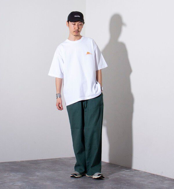 GLOSTER「【KELTY&times;GLOSTER】別注  ケルティワンポイントワッペン バックプリントTシャツ」|Tシャツ・カットソー|