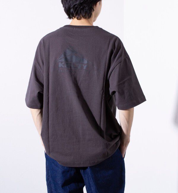GLOSTER「【KELTY&times;GLOSTER】別注  ケルティワンポイントワッペン バックプリントTシャツ」|Tシャツ・カットソー|