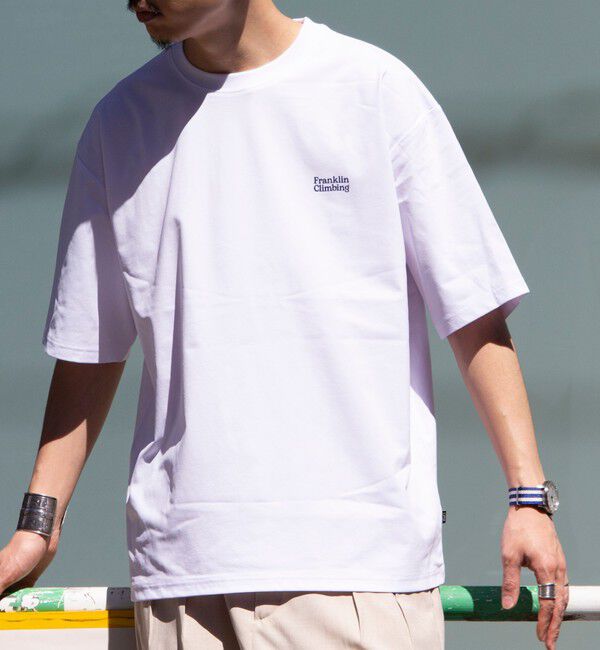 GLOSTER「【Franklin Climbing】FLEX TECH グラフィックバックプリント 半袖Tシャツ」|Tシャツ・カットソー|