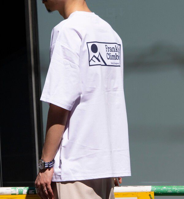 GLOSTER「【Franklin Climbing】FLEX TECH グラフィックバックプリント 半袖Tシャツ」|Tシャツ・カットソー|