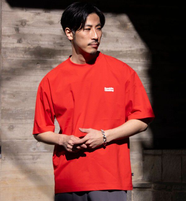GLOSTER「【Franklin Climbing】FLEX TECH グラフィックバックプリント 半袖Tシャツ」|Tシャツ・カットソー|