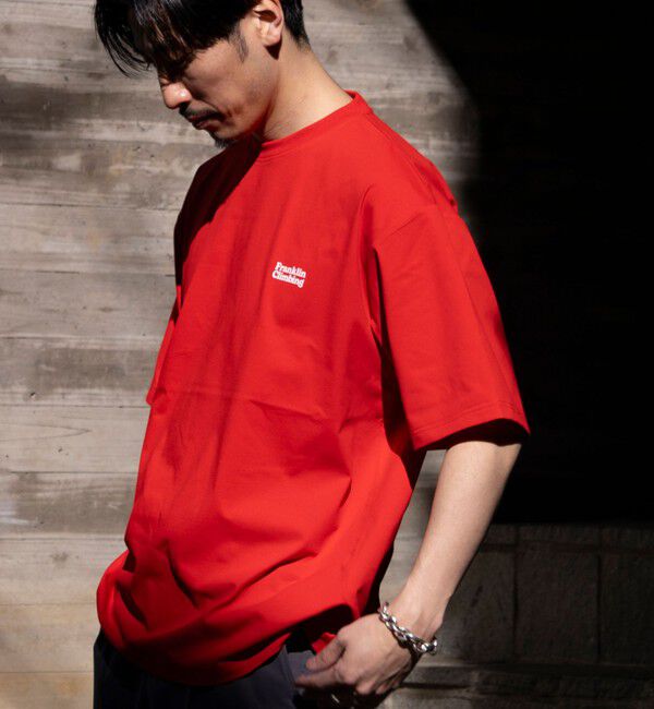 GLOSTER「【Franklin Climbing】FLEX TECH グラフィックバックプリント 半袖Tシャツ」|Tシャツ・カットソー|