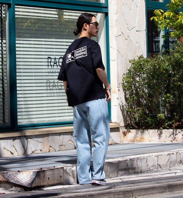 GLOSTER「【Franklin Climbing】FLEX TECH グラフィックバックプリント 半袖Tシャツ」|Tシャツ・カットソー|