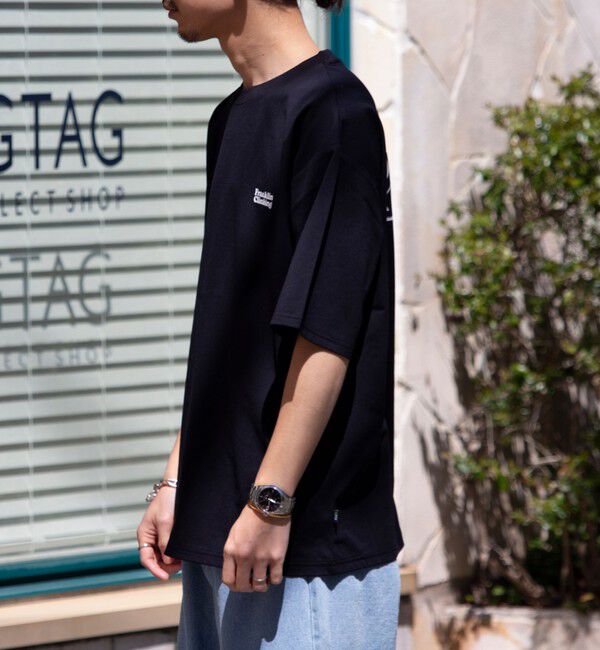 GLOSTER「【Franklin Climbing】FLEX TECH グラフィックバックプリント 半袖Tシャツ」|Tシャツ・カットソー|