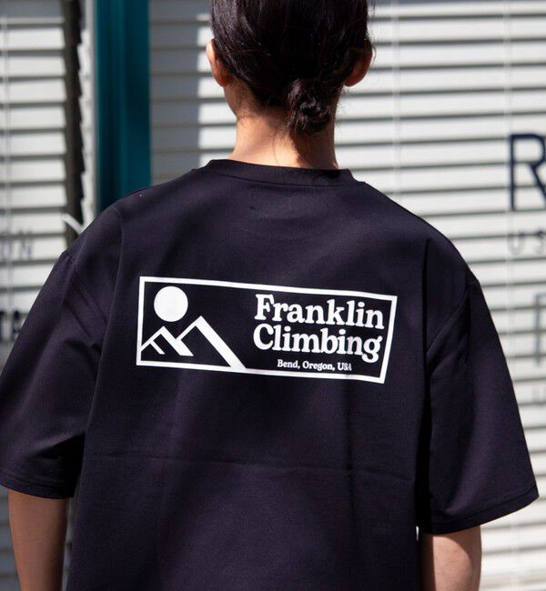 GLOSTER「【Franklin Climbing】FLEX TECH グラフィックバックプリント 半袖Tシャツ」|Tシャツ・カットソー|