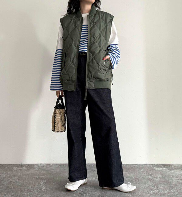 fredy emue「【TAION/タイオン】MILITARY MA-1 TYPE DOWN VEST」|ベスト・ジレ|