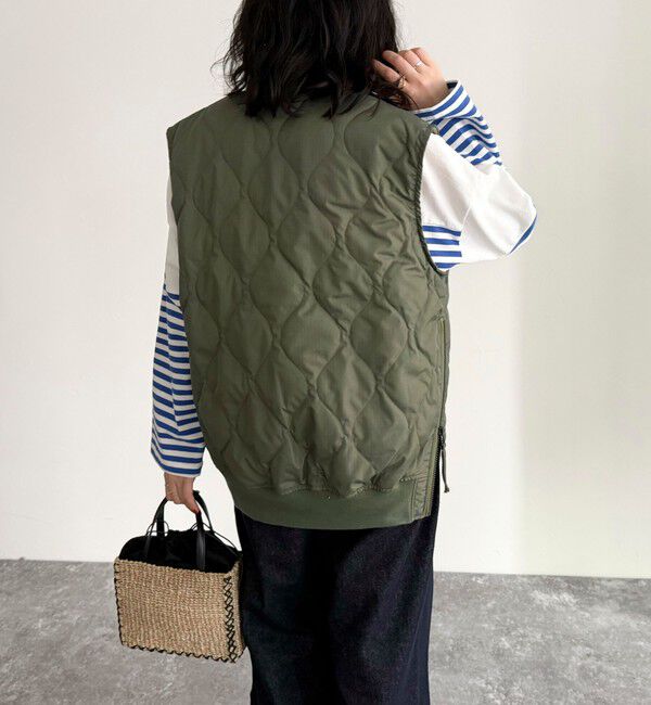 fredy emue「【TAION/タイオン】MILITARY MA-1 TYPE DOWN VEST」|ベスト・ジレ|