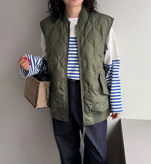 fredy emue「【TAION/タイオン】MILITARY MA-1 TYPE DOWN VEST」|ベスト・ジレ|