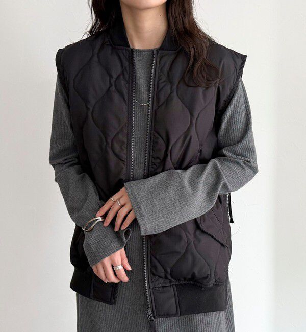 fredy emue「【TAION/タイオン】MILITARY MA-1 TYPE DOWN VEST」|ベスト・ジレ|