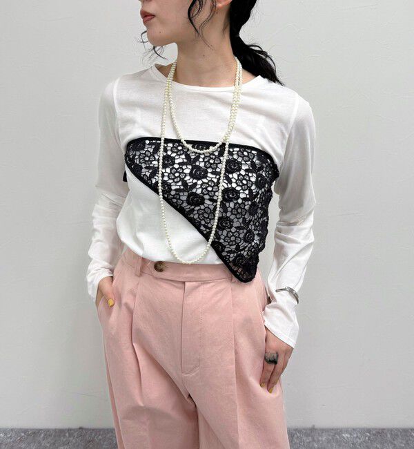 fredy emue「ハイツイストコットンコンパクトロンTシャツ」|Tシャツ・カットソー|