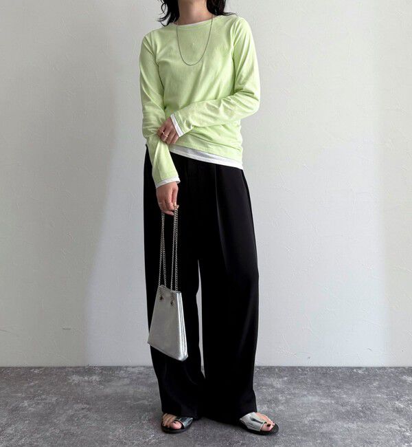 fredy emue「ハイツイストコットンコンパクトロンTシャツ」|Tシャツ・カットソー|