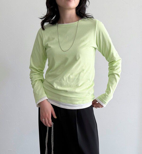 fredy emue「ハイツイストコットンコンパクトロンTシャツ」|Tシャツ・カットソー|