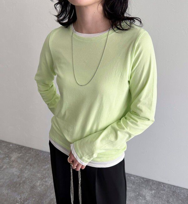 fredy emue「ハイツイストコットンコンパクトロンTシャツ」|Tシャツ・カットソー|