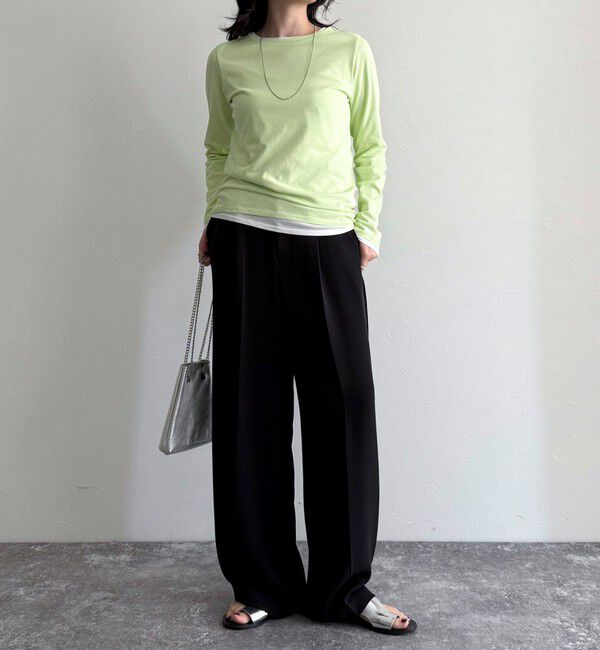 fredy emue「ハイツイストコットンコンパクトロンTシャツ」|Tシャツ・カットソー|