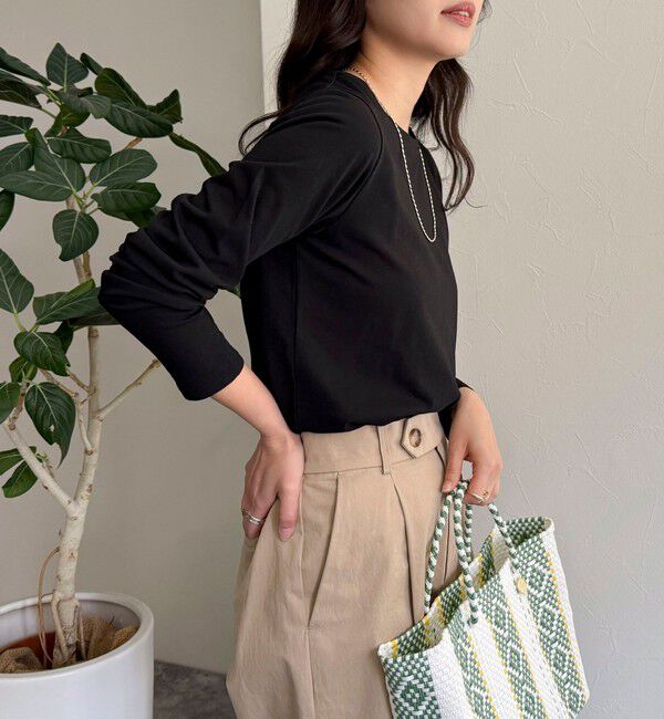 fredy emue「ハイツイストコットンコンパクトロンTシャツ」|Tシャツ・カットソー|