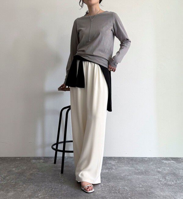 fredy emue「ハイツイストコットンコンパクトロンTシャツ」|Tシャツ・カットソー|