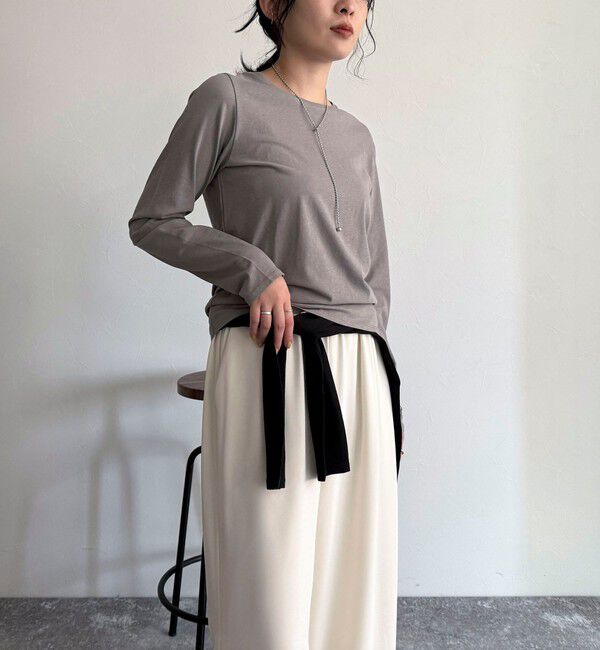 fredy emue「ハイツイストコットンコンパクトロンTシャツ」|Tシャツ・カットソー|