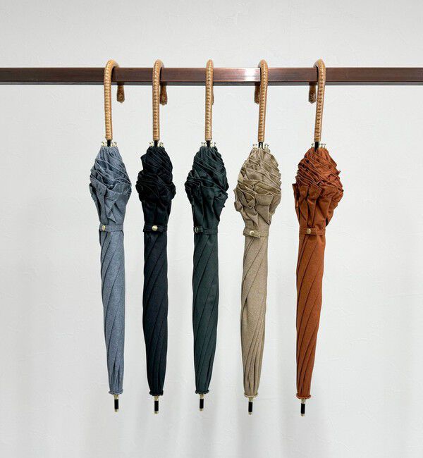 fredy emue「【UVカット/晴雨兼用】フリルロングUVカット傘」|傘|