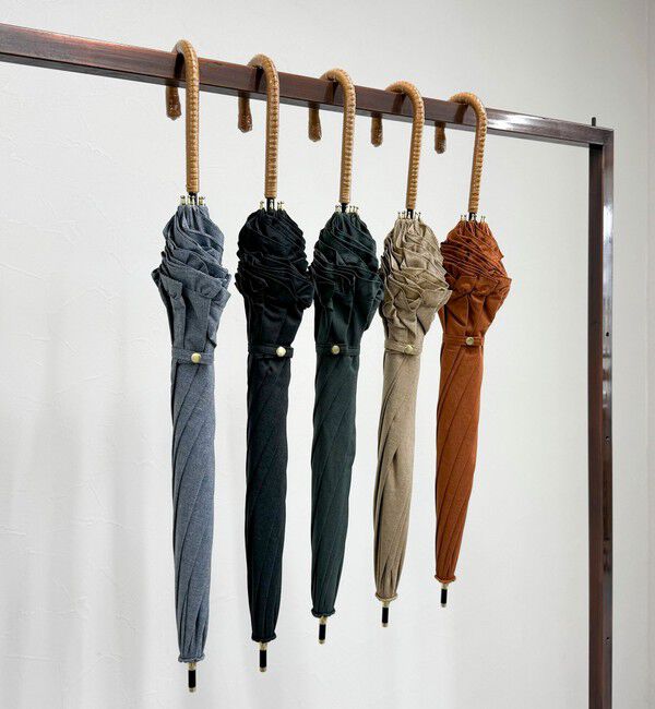 fredy emue「【UVカット/晴雨兼用】フリルロングUVカット傘」|傘|