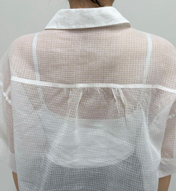 fredy emue「ハンド刺繍ショートシャツ」|シャツ・ブラウス|