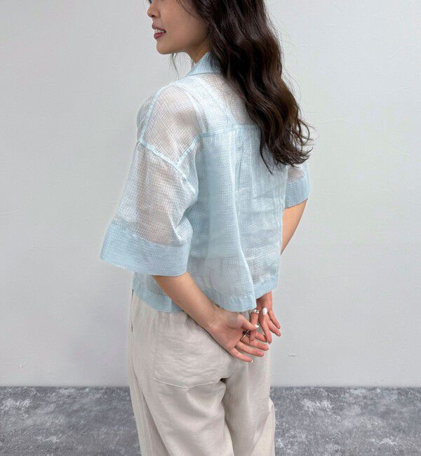 fredy emue「ハンド刺繍ショートシャツ」|シャツ・ブラウス|