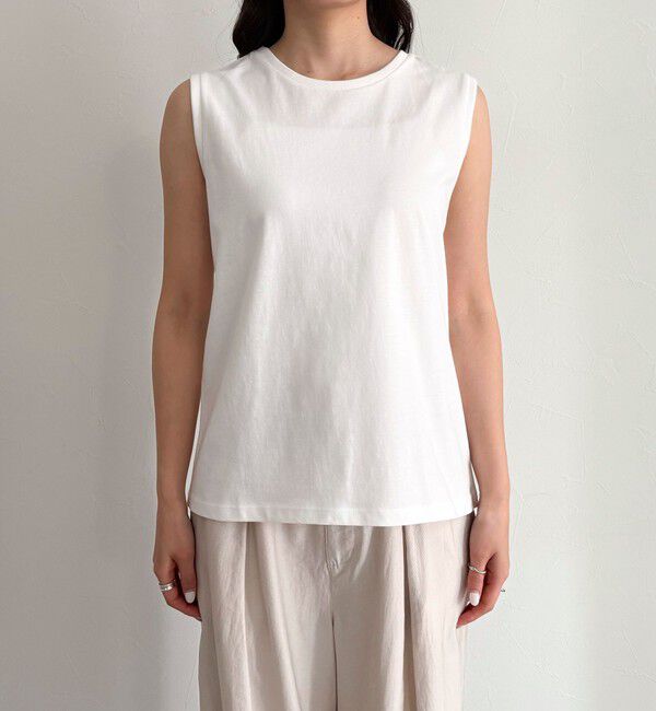 fredy emue「シルケットノースリーブインナー」|タンクトップ|