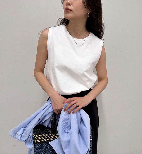fredy emue「シルケットノースリーブインナー」|タンクトップ|
