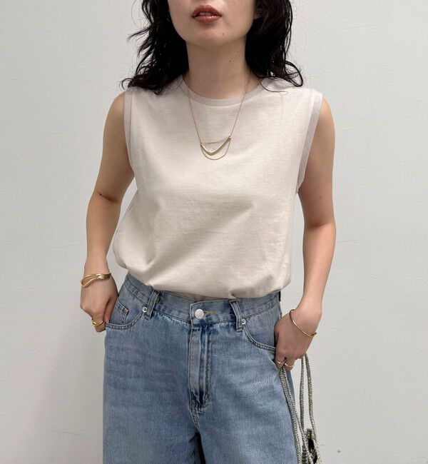 fredy emue「シルケットノースリーブインナー」|タンクトップ|