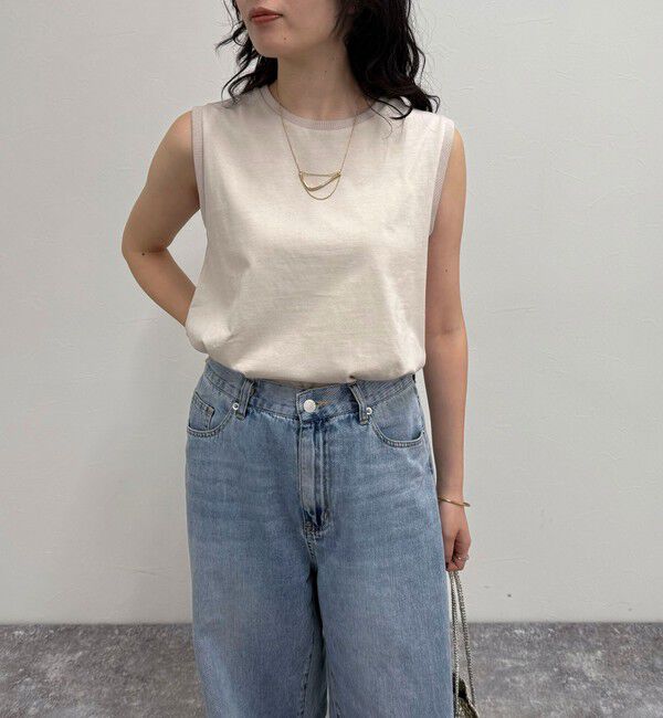 fredy emue「シルケットノースリーブインナー」|タンクトップ|