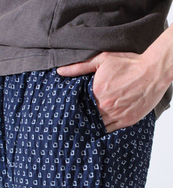 FREDY MAC「【FREDYMAC/フレディマック】シアサッカー素材 総柄 イージーパンツ」|チノ|