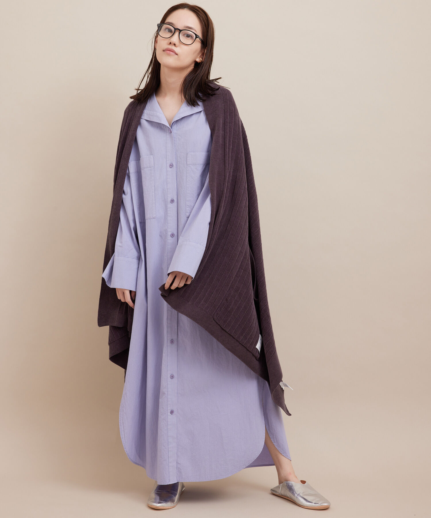 SALON adam et rope'「【極上の肌ざわり】ブランケット -CreamyCotton /クリーミーコットン-」|マフラー|