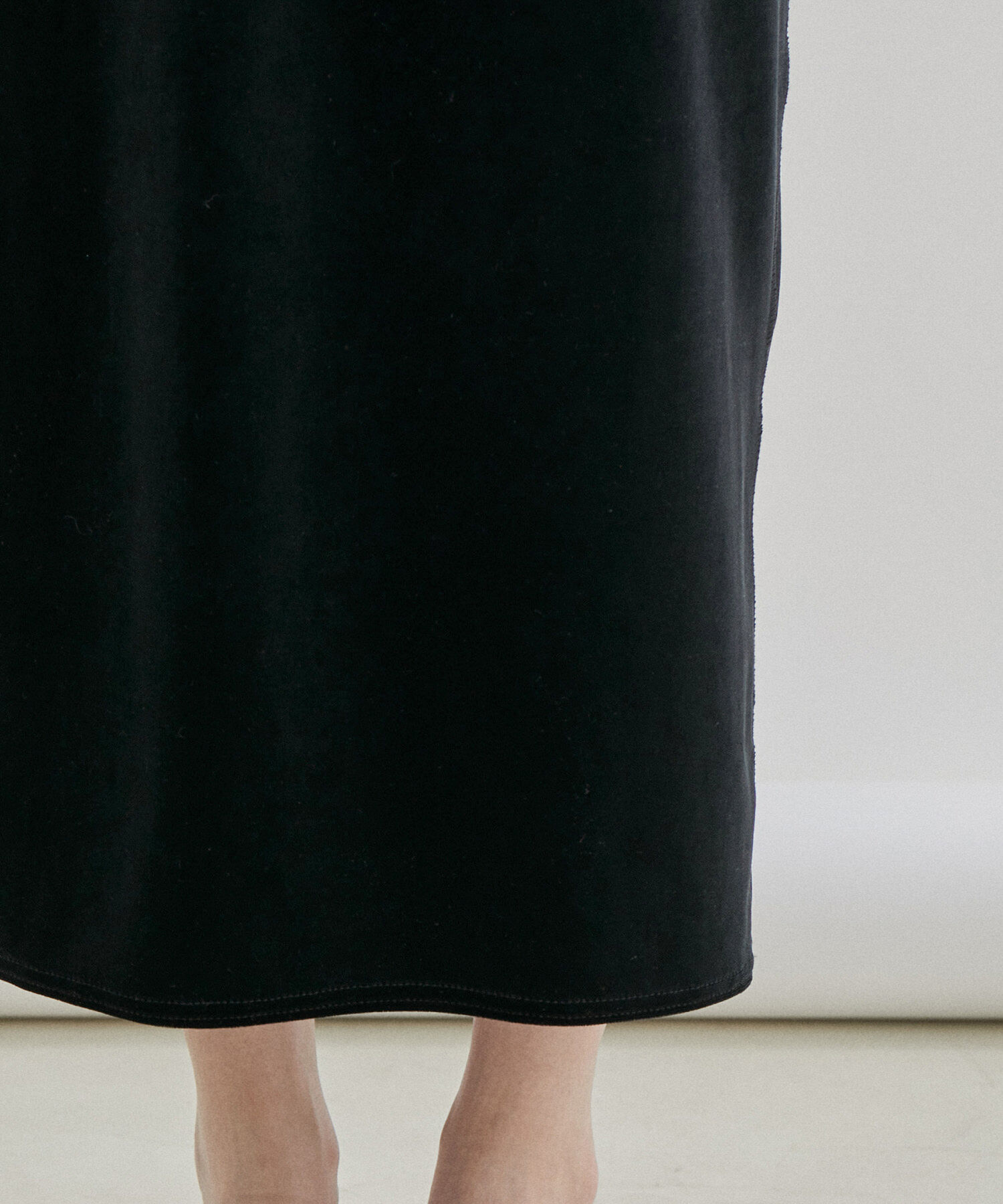 SALON adam et rope'「ベロアロングスリットタイトスカート【セットアップ対応・洗える】」|スカート|