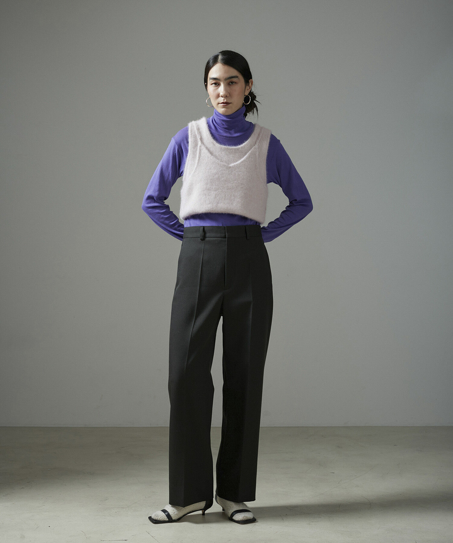 SALON adam et rope'「フォックスカシミヤ2WAYタンクトップ」|タンクトップ|