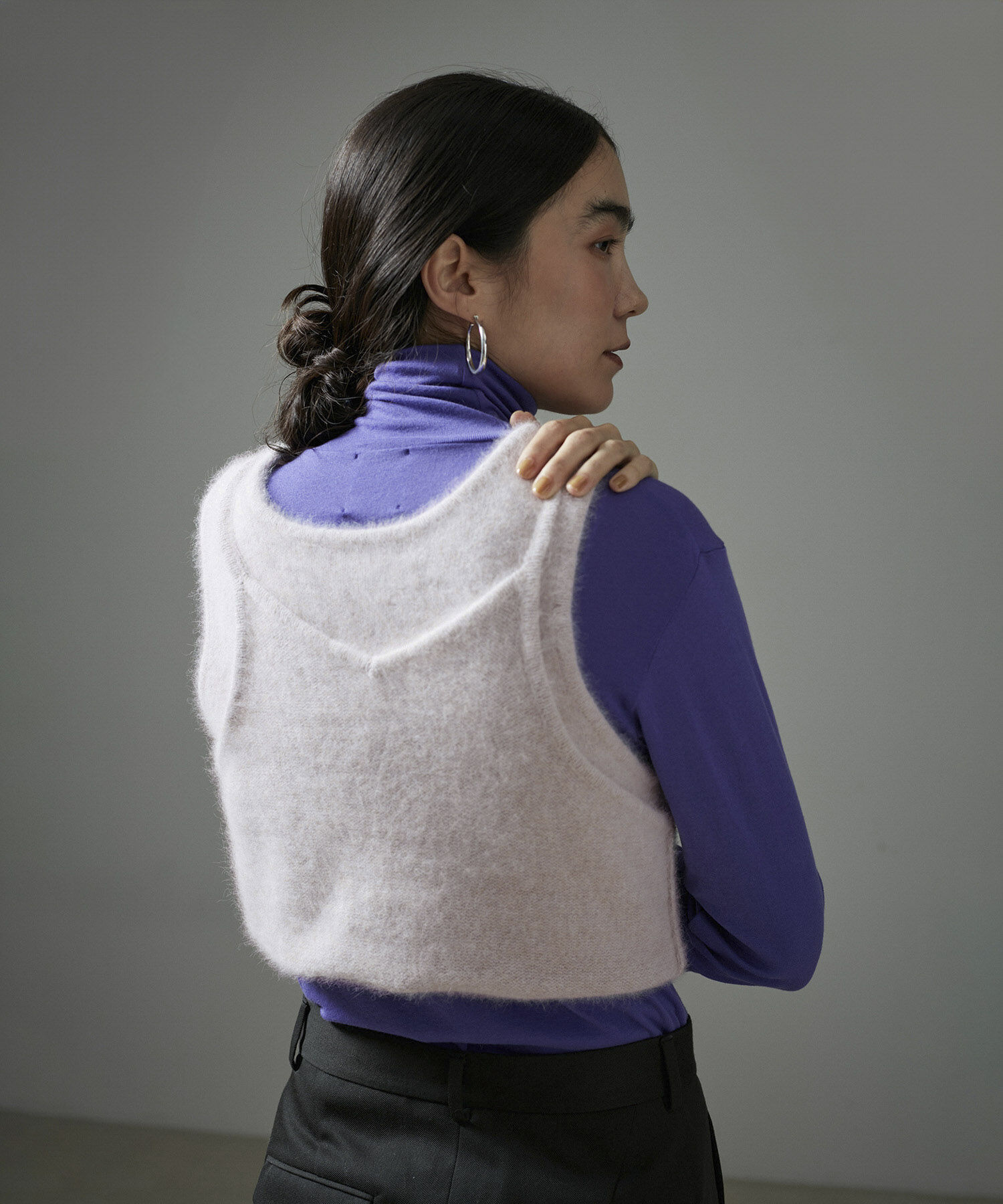 SALON adam et rope'「フォックスカシミヤ2WAYタンクトップ」|タンクトップ|