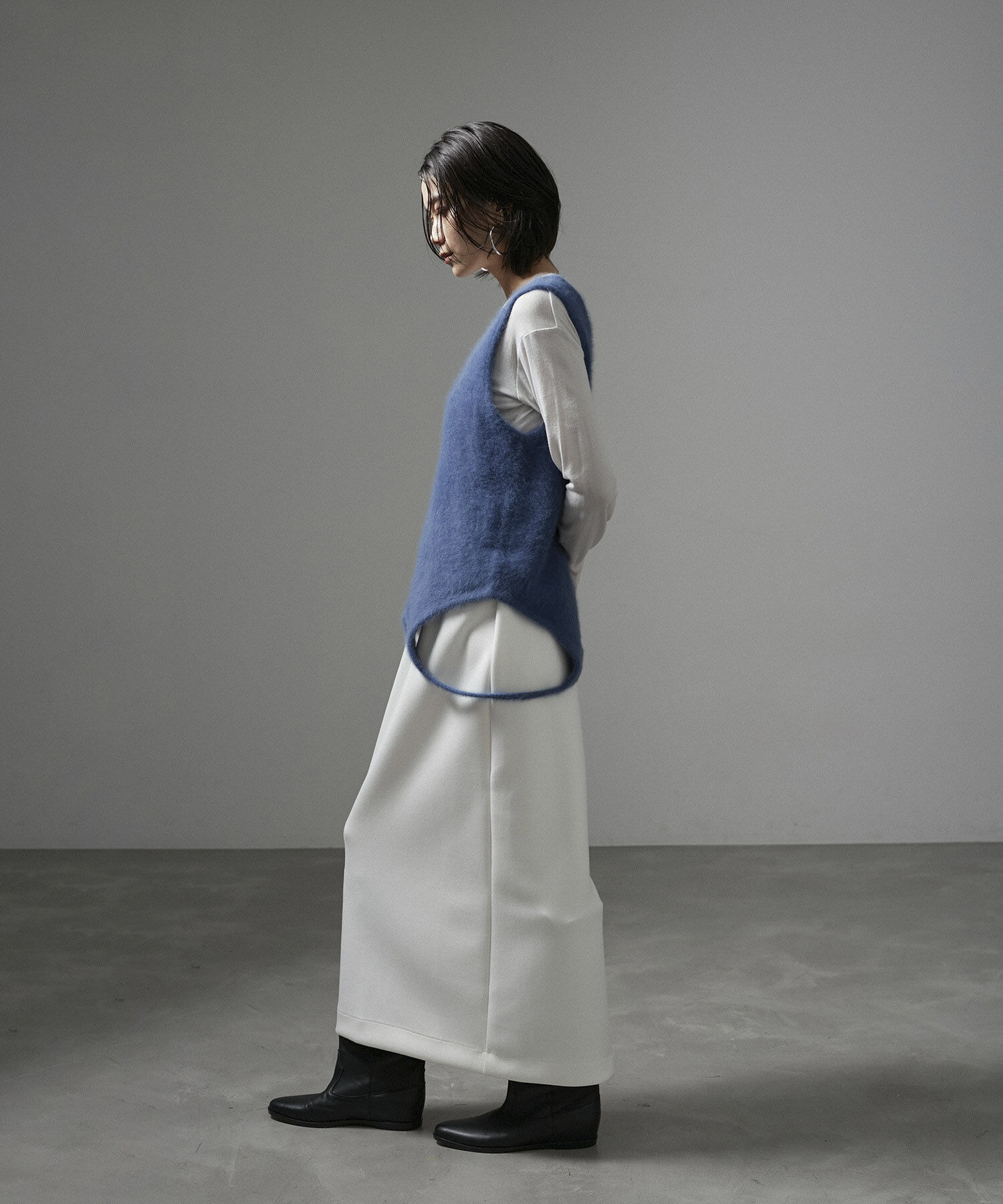 SALON adam et rope'「フォックスカシミヤ2WAYタンクトップ」|タンクトップ|