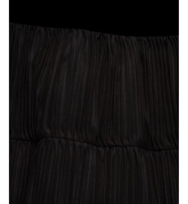 SALON adam et rope'「ストラータティアードプリーツスカート」|スカート|